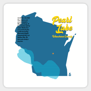 Pearl Lake Wisconsin Sticker